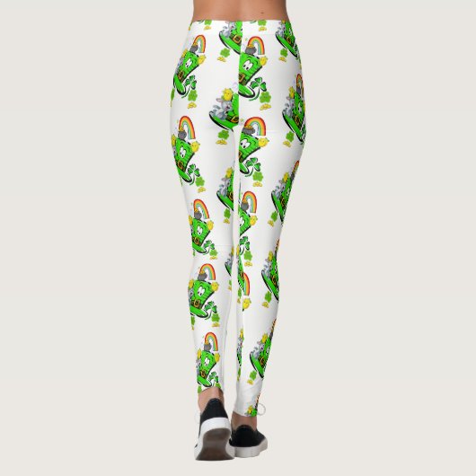 Happy St. Patrick's Day Rabbit Leggings (Dos)