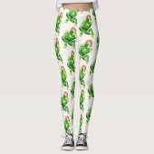 Happy St. Patrick's Day Rabbit Leggings (Voorkant)