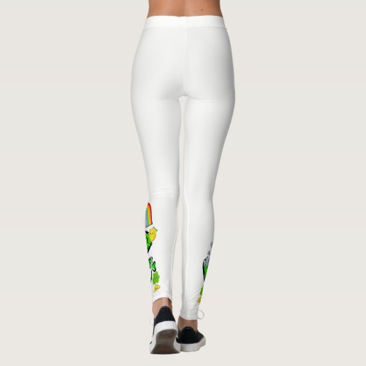 Happy St. Patrick's Day Rabbit Leggings (Dos)