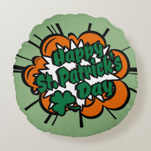 Happy St. Patrick's Day Rond Kussen