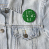 Happy St. Patrick's Day Ronde Button 5,7 Cm (In situ)