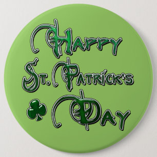 Happy St Patricks Day Ronde Button 6,0 Cm