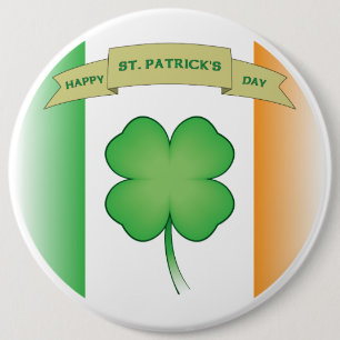 Happy St. Patrick's Day Ronde Button 6,0 Cm