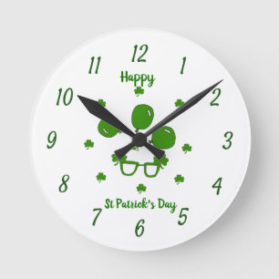 Happy St Patrick's Day Ronde Klok