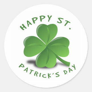 Happy St. Patrick's Day Ronde Sticker