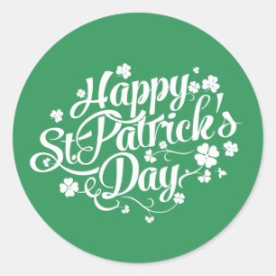 Happy St. Patrick's Day Ronde Sticker
