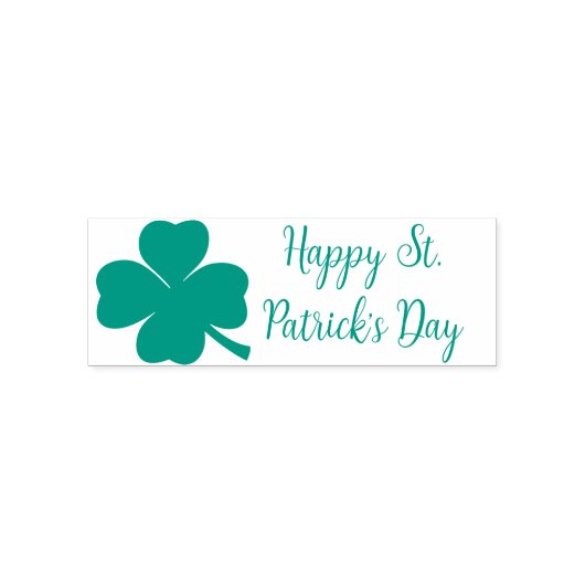 Happy St. Patrick's Day Rubber stempel (Design)