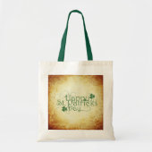 Happy St. Patrick's Day Rustic Tote Bag (Voorkant)