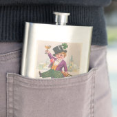  Happy St Patricks Day Shamrock Champagne Flacon (Voorbeeld)