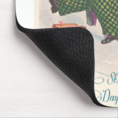  Happy St Patricks Day Shamrock Champagne Muismat (Hoek)