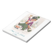  Happy St Patricks Day Shamrock Champagne Notitieblok (Gedraaid)