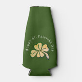 Happy St. Patrick's Day Shamrock Clover Flesjeskoeler (Voorkant)