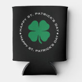 Happy St. Patrick's Day Shamrock Lucky Charm Blikjeskoeler (Voorkant)