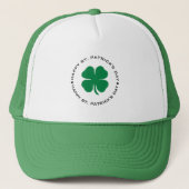 Happy St. Patrick's Day Shamrock Lucky Charm Trucker Pet (Voorkant)