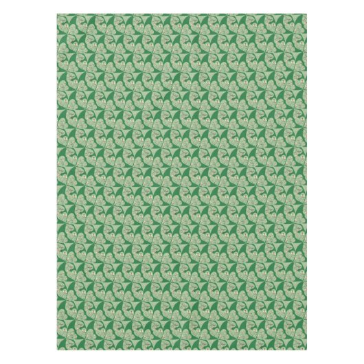 "Happy St. Patrick's Day"Shamrock Tablecloth Tafelkleed (Voorkant)