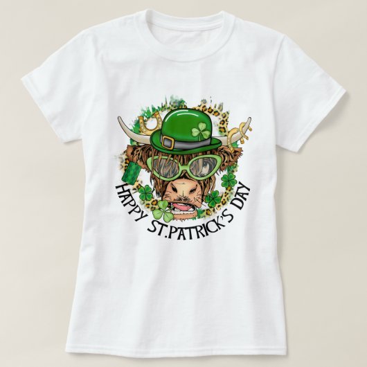 Happy St. Patrick's Day Shirt, Irish Day T-shirt (Design voorkant)
