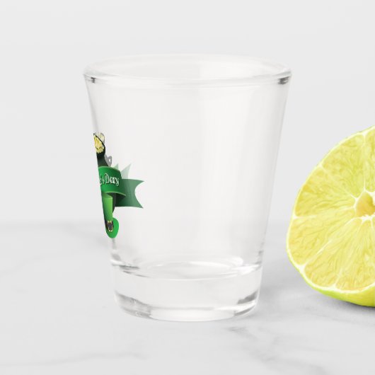 Happy St. Patrick's Day Shot Glas (Rechts)