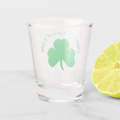 Happy St Patrick's Day Shot Glass Glas (Achterkant)