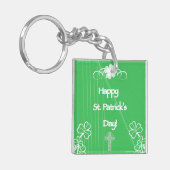 Happy St. Patrick's Day Sleutelhanger (Voorkant Links)