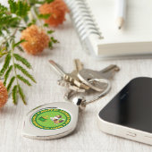 Happy St. Patrick's Day Sleutelhanger (Zijkant)