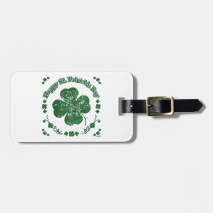 Happy St. Patrick's Day - stijl Bagagelabel