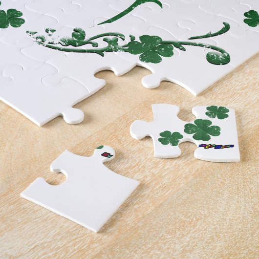 Happy St. Patrick's Day -  stijl Legpuzzel (Zijkant)