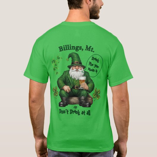 Happy St. Patrick's Day T-shirt (Achterkant)