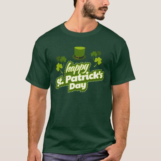 Happy St. Patrick's Day T-shirt (Voorkant)