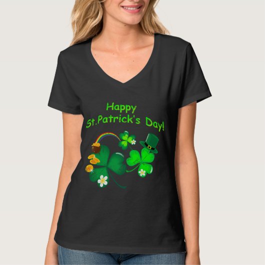 Happy St. Patrick's Day T-shirt (Voorkant)