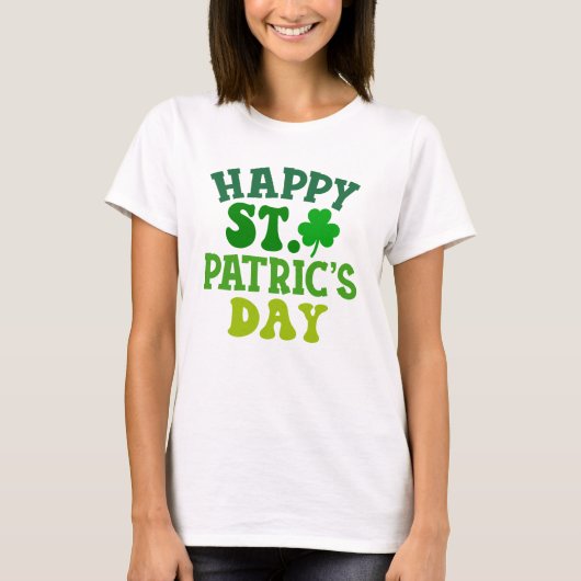 Happy st Patrick's day T-shirt (Voorkant)