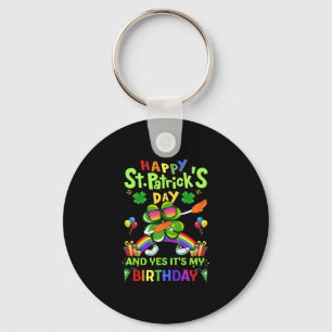 Happy St Patrick's Day Verjaardag Paddy's Day Sleutelhanger