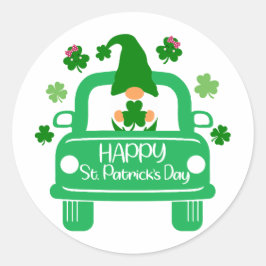 Happy St. Patrick's Day - Vier het met de Ierse Ch Ronde Sticker