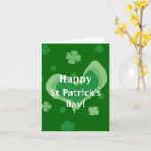 Happy St Patrick's Day Wenskaarten Kaart (Gele Bloem)