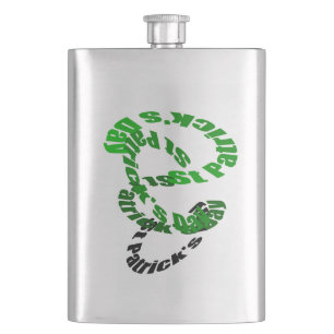 Happy St Patrick's Day Whirl Flask Flacon