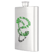 Happy St Patrick's Day Whirl Flask Flacon (Links)