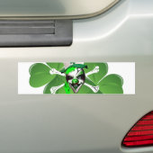 Happy St Patrick's enguarline Bumpersticker (Op auto)