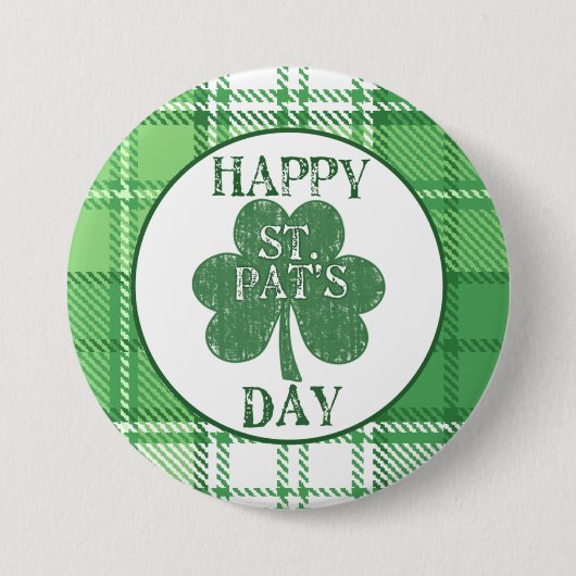 Happy St. Pat's Day Button (Voorkant)