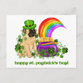 Happy St. Pugtrus's Day T - shirts en Gifts Briefkaart (Voorkant)