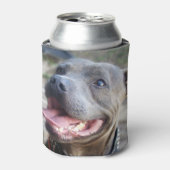 Happy Staffordshire Bull Terrier Blikjeskoeler (Blikje Voorkant)