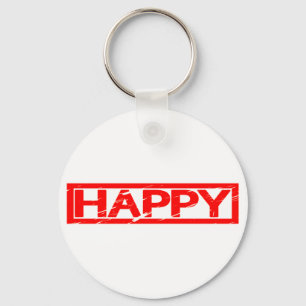 Happy Stamp Sleutelhanger