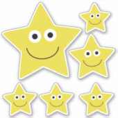 Happy Star Sticker (Voorkant)