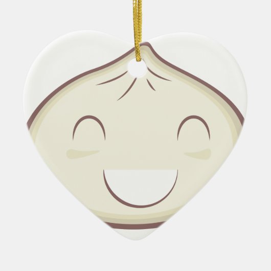 Happy Steam Bun Keramisch Ornament (Voorkant)