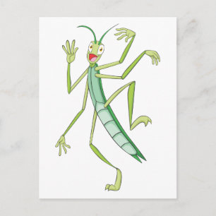 Happy Stick Insect Briefkaart