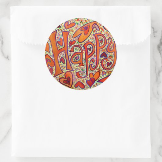 Happy Sticker (Sac)