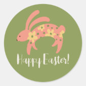 Happy Sticker Bunny Pâques (Devant)