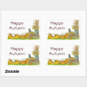 Happy Stickers Automne Citrouille Patch Crow (Feuille)