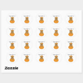 Happy Stickers Citrouille d'Halloween (Feuille)