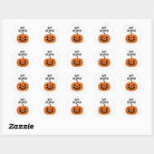 Happy Stickers Citrouille Jackolantern Halloween (Feuille)