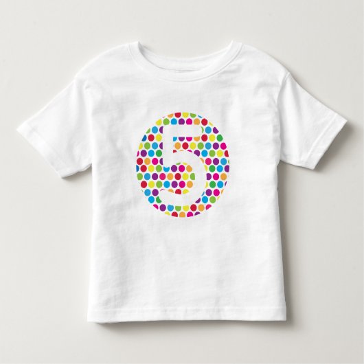 Happy Stippen -5 Kinder Shirts (Voorkant)