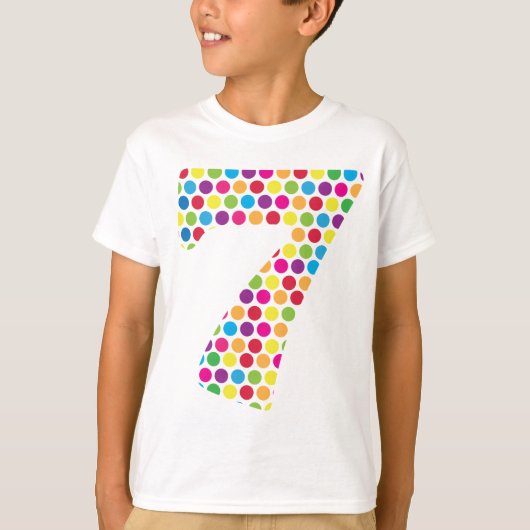 Happy Stippen -7 T-shirt (Voorkant)